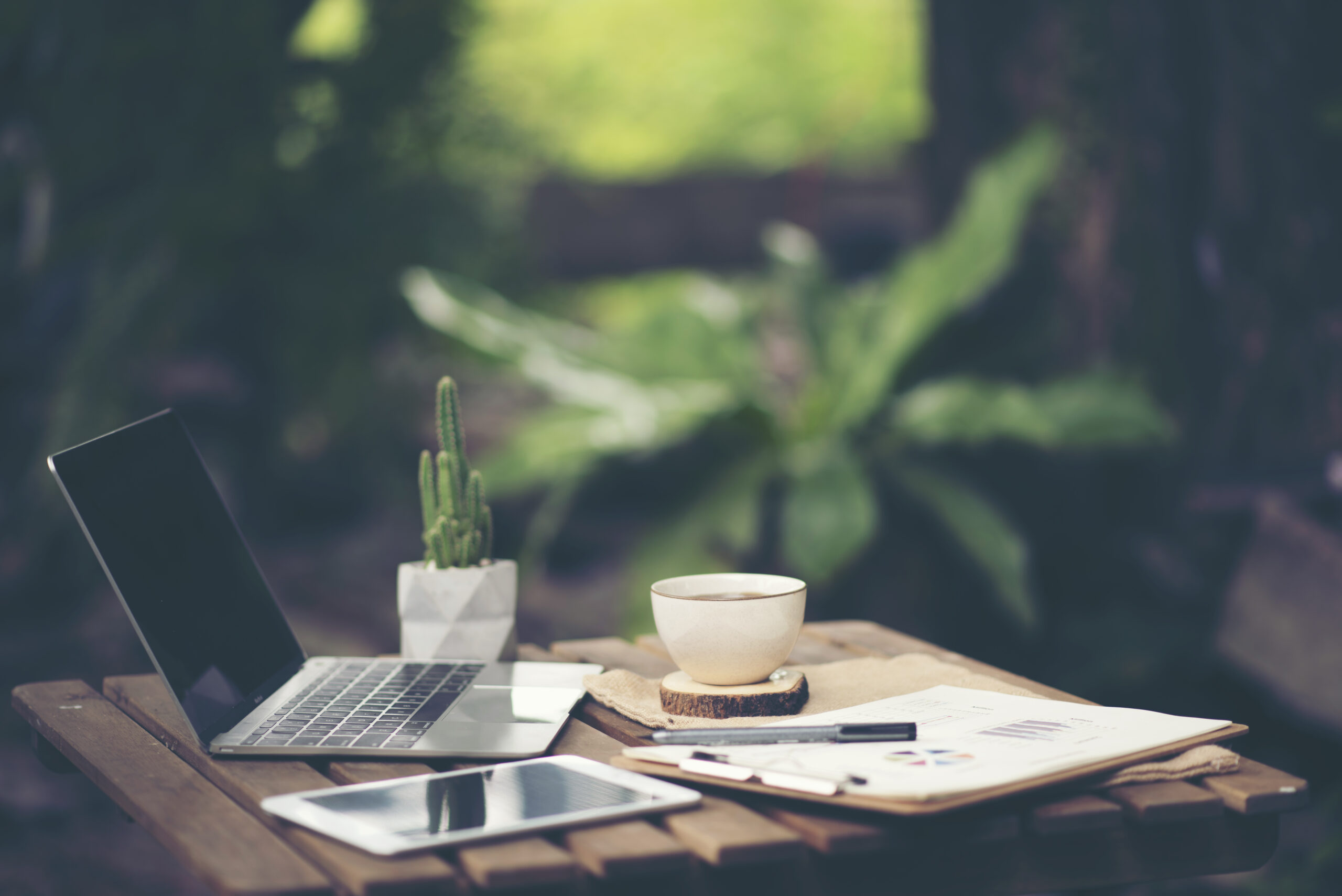 coffee time of business work concept